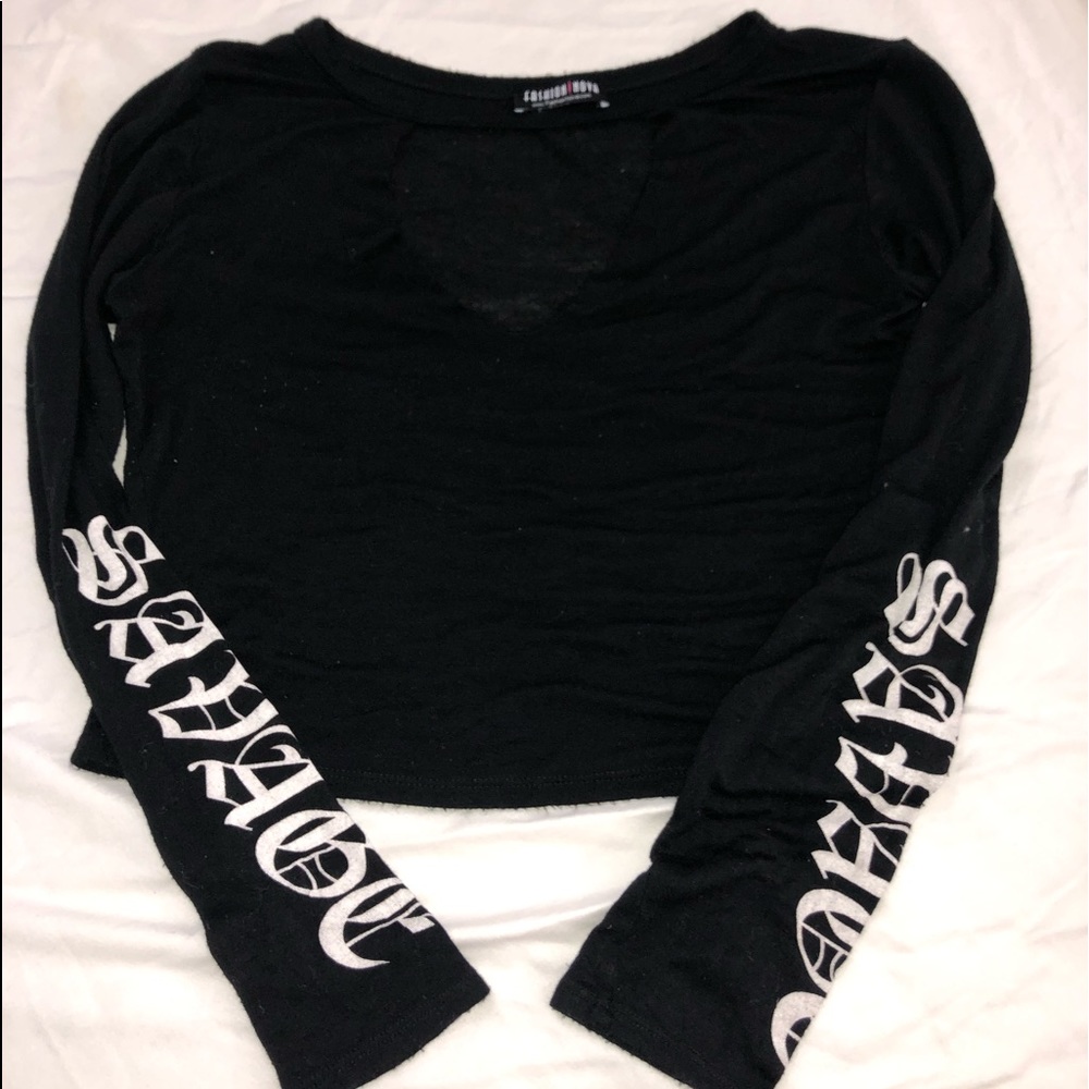 Black Crop Top